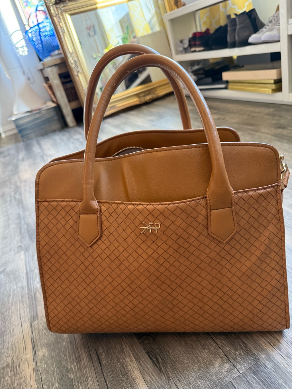 Freshly Picked Woven Windsor Satchel